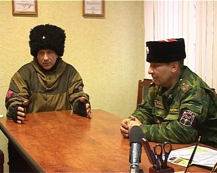 Вятские казаки вернулись из Луганска